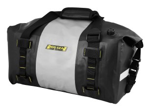 Photo showing Hurricane 40L Dry Duffle bag on white background - 3/4 view